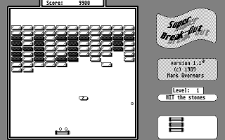 Super Break-Out atari screenshot